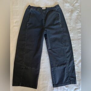 Pilcro Charcoal Barrel Leg Trousers